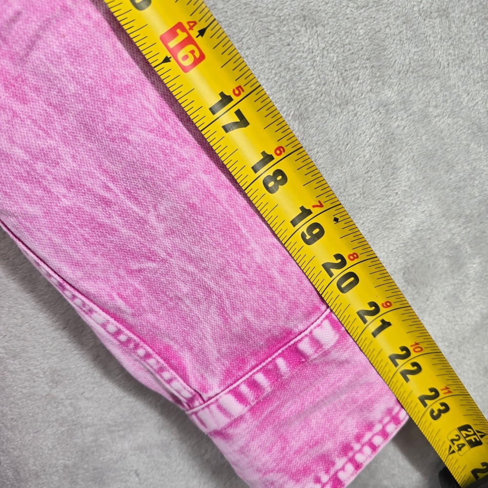 Frank & Eileen Size Small Pink Mineral Acid Wash Cotton Button Down Shirt - Picture 5 of 8